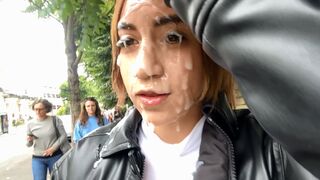 Artemis Carmona - Triple Facial & Public Cumwalk