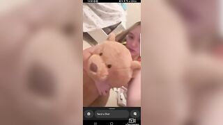 Baby Ashlee fucks teddy bear Thothub 