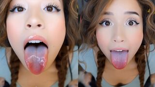 Pokimane Cum Facial Tongue Countdown