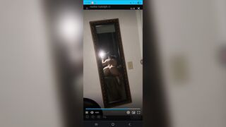 Raeleerudolph22 Naked Pussy in Mirror Onlyfans