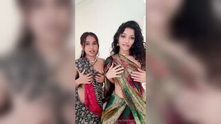 MiaZ and JasminX - JOI in saree