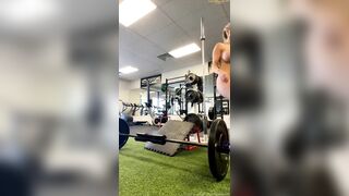 Claudia Fijal Onlyfans model live stream in gym