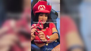 Anabella Galeano Live vibrator pussy tease