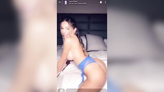 Lyna Perez Blue Lingerie