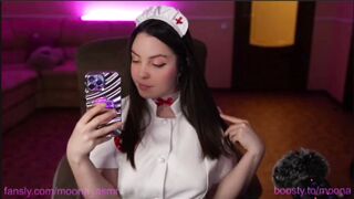 Moona ASMR - Fansly Live Stream | Nurse RP