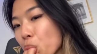 Nemsko Asian Slut Twitch Sucking Fingers Custom Onlyfans Leak