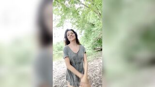 Kristy Jessica gets frisky by a lake