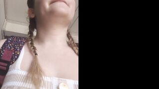 Louiselittlefrench - LouiseLalisa - Public toilet masturbation