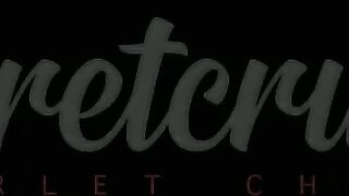 Secretcrush Scarlet Chase stuff entire school girl outfit in my ass