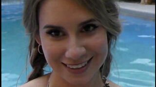 Chloe Lamb Bikini Blowjob