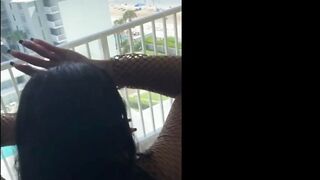 Brittneay Murphy Balcony Fuck