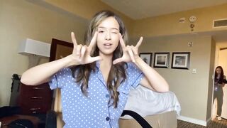 Pokimane Pyjamas Ass See Through Twitch Clip